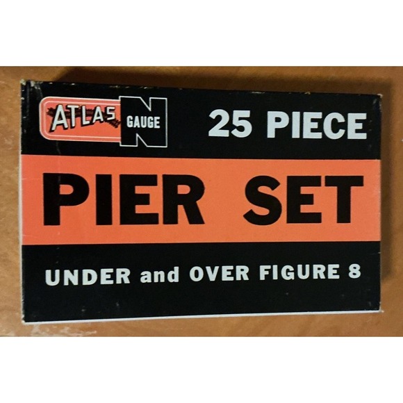 Atlas Other - ATLAS  25 Pc Pier Set, Under And Over Figure 8‎ Layout #2541